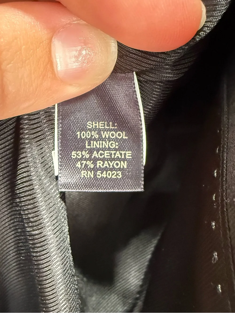 Banana Republic Men's Black Two-Button Suit Jacket